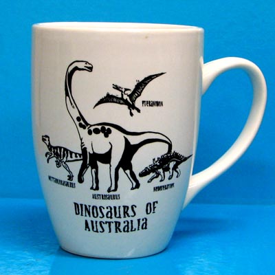 Dinosaur Mug White